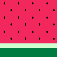 watermelon with seeds and skin background wallpaper vector