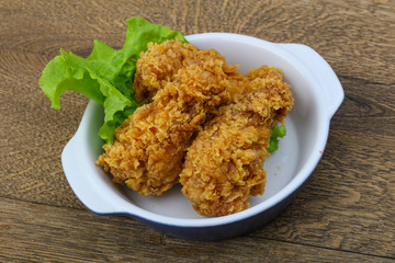 Crispy chicken wings