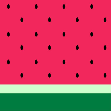 watermelon with seeds and skin background wallpaper vector