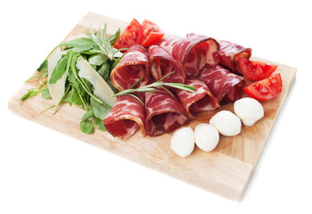 Italian capicola, cured pork meat