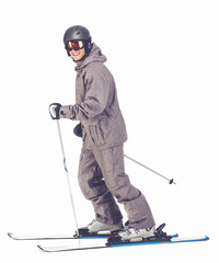 Winter sport, man
