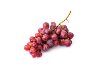Grape on the white background. Fresh berry