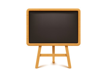 wooden blackboard on white © ifh85