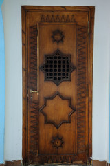 antique door arab stile vintage old ornament