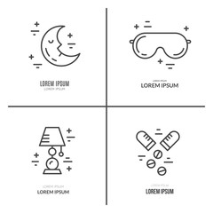 Insomnia Line Icons