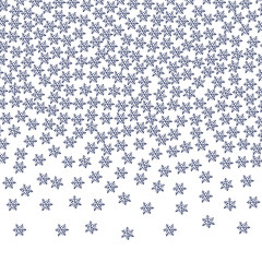 Vector background with snowflakes.
