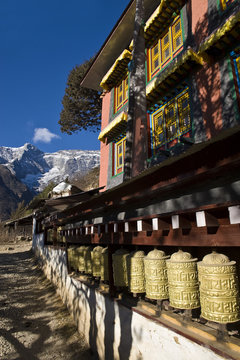 Namche Gompa (Monastery), Namche Bazaar, Solu Khumbu Region, Nepal, Himalayas