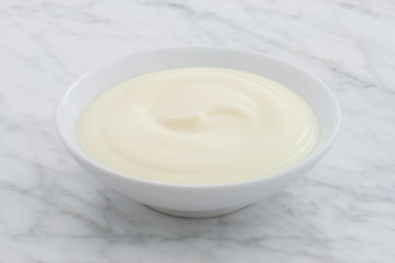 Fototapeta na wymiar plain yogurt