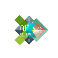 Infographics geometric business template