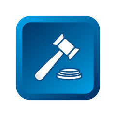 gavel judge isolated icon vector illustration design
