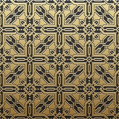 Golden metallic background with geometric pattern. Elegant luxury style.