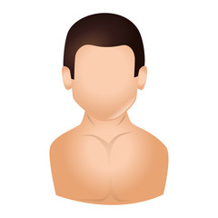 boxer silhouette avatar icon vector illustration design