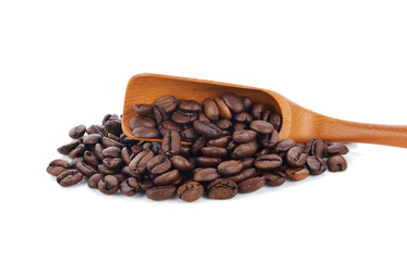 Obraz premium Coffee bean isolated on white background