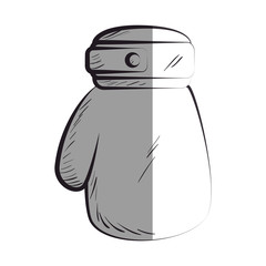 boxing gloves equipment icon vector illustration design