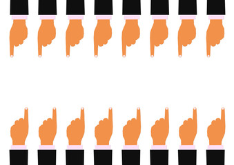 ビジネスマンの指先