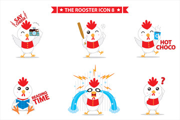 rooster icon character
