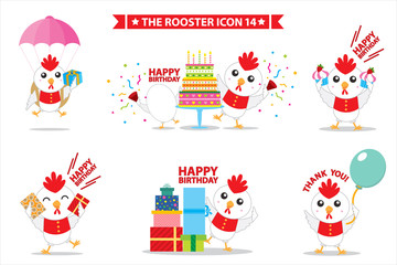 rooster icon character