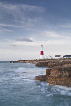 The lighthouse on Portland Bill, Isle of Portland, Jurassic Coast, Dorset