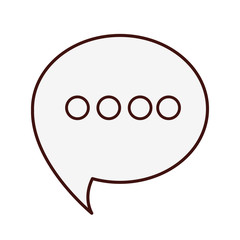 chat bubble icon image vector illustration design 