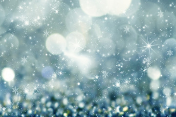 Obraz na płótnie Canvas Blurred bokeh of Christmas lights
