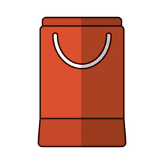 shopping bag icon image vector illustration design 
