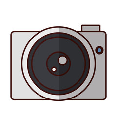 photographic camera icon image vector illustration design 