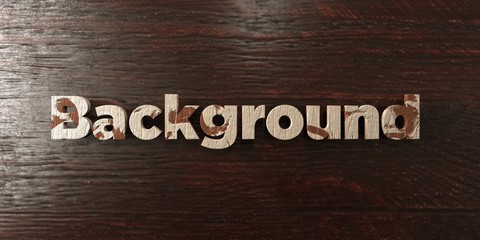 Background - grungy wooden headline on Maple  - 3D rendered royalty free stock image. This image can be used for an online website banner ad or a print postcard.