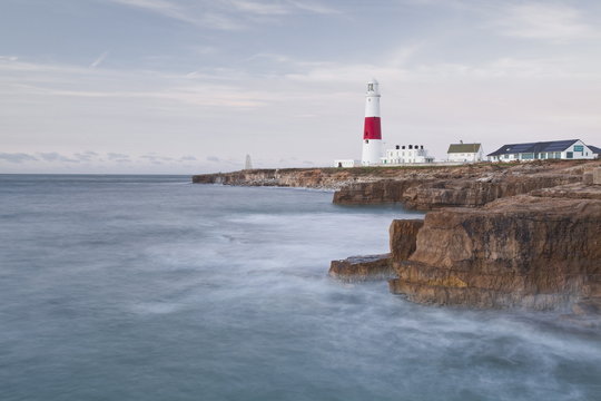 The lighthouse on Portland Bill, Isle of Portland, Jurassic Coast, Dorset