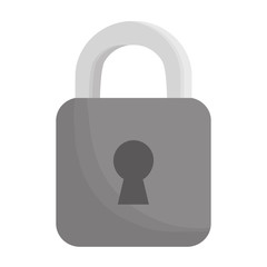 safety lock icon image vector illustration design 