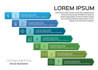 Business infographic design template - Vector illustration.