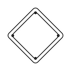 Construction road sign icon vector illustration graphic design