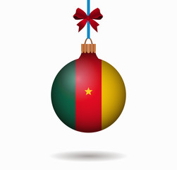 isolated christmas ball cameroon