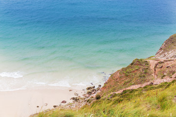 St Agnes and Chapel Porth Atlantic ocean, Cornwall