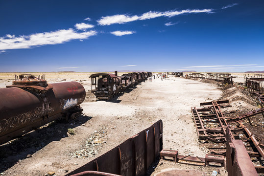 Train Cemetery (Train Graveyard), Uyuni, Bolivia