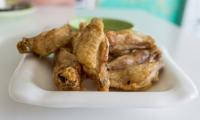 fried chicken on a plate