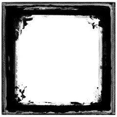 Vintage emulsion film border frame background.