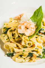 pasta with shrimps
