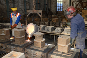 cast iron in progress