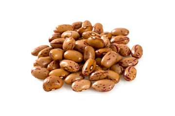 pinto beans isolated on white background