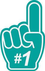 Obraz premium Number 1 fan