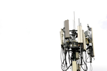 Fix Telecommunication Radio Antenna and Sattlelite Tower