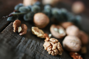 walnuts, whole and peeled