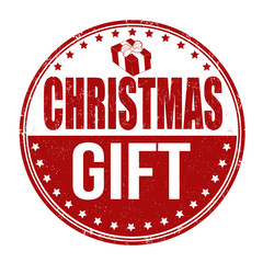 Christmas gift sign or stamp