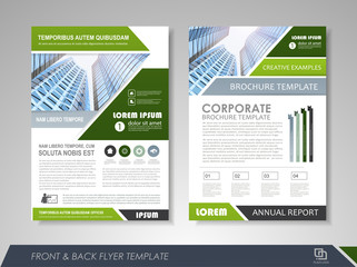 Abstract business brochure