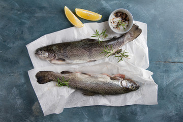 Delicious fresh fish (trout)