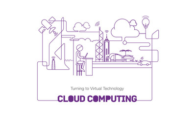 CLOUD COMPUTING INFO GRAPHIC