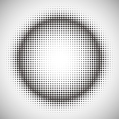 Abstract halftone pattern