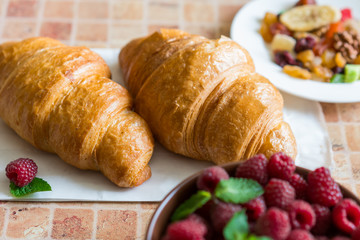 A healthy breakfast.