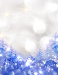 Fantastic abstract background for new year and Christmas with sn