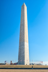 Washington DC, Washington Monument in a clear sky